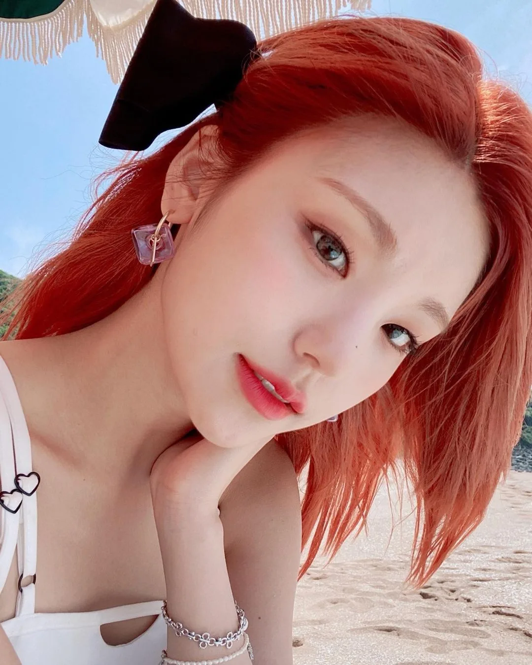 Tóc đỏ cam Tóc đỏ cam