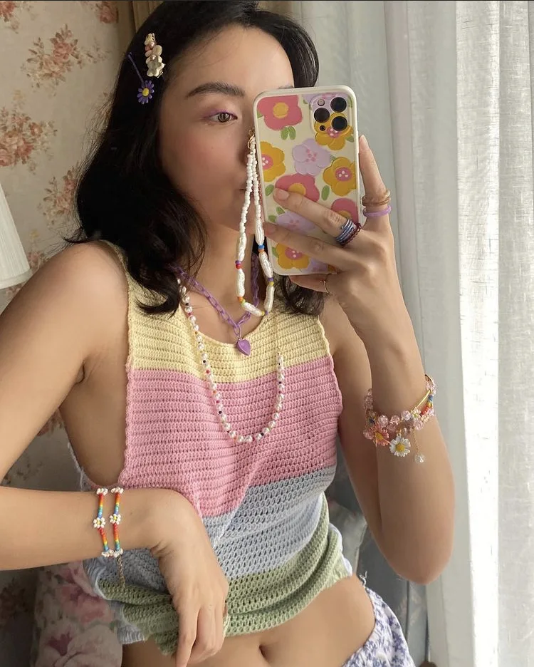 Vòng hạt gỗ nhiều màu sắc