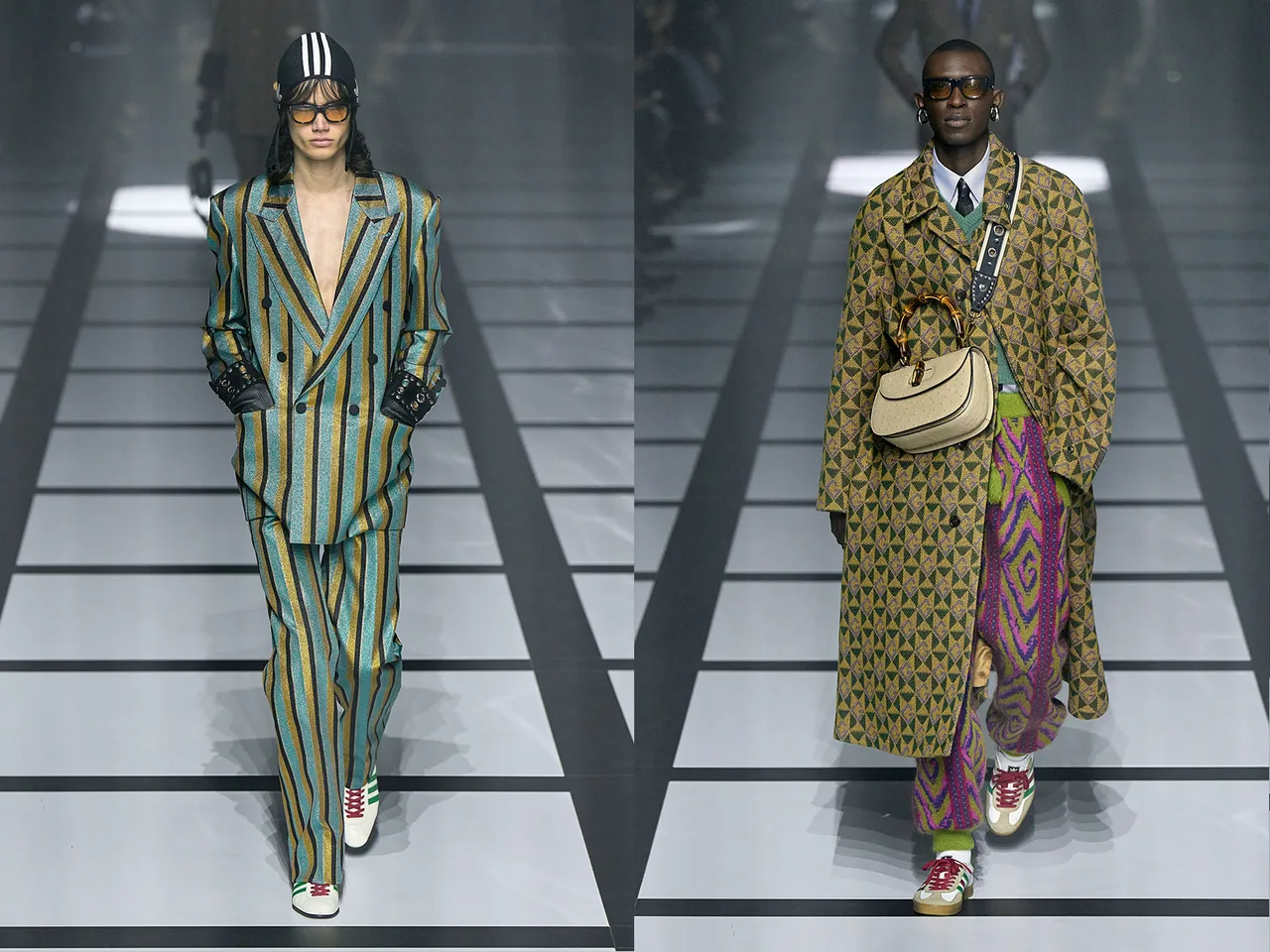 gucci adidas thu đông 2022 look 49 51