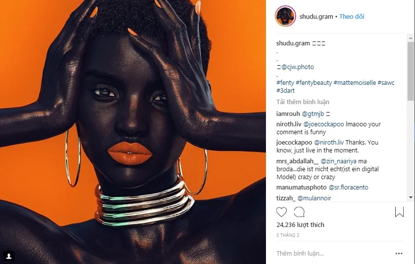 người mẫu kỹ thuật số instagram 6