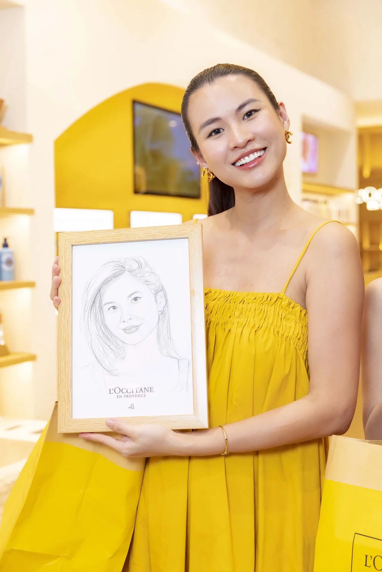 khách mời cao thiên trang L’OCCITANE