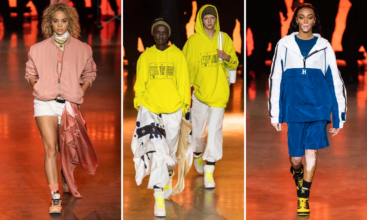 tommy hilfiger màu sắc thiết kế đa dạng lfw thu đông 2020