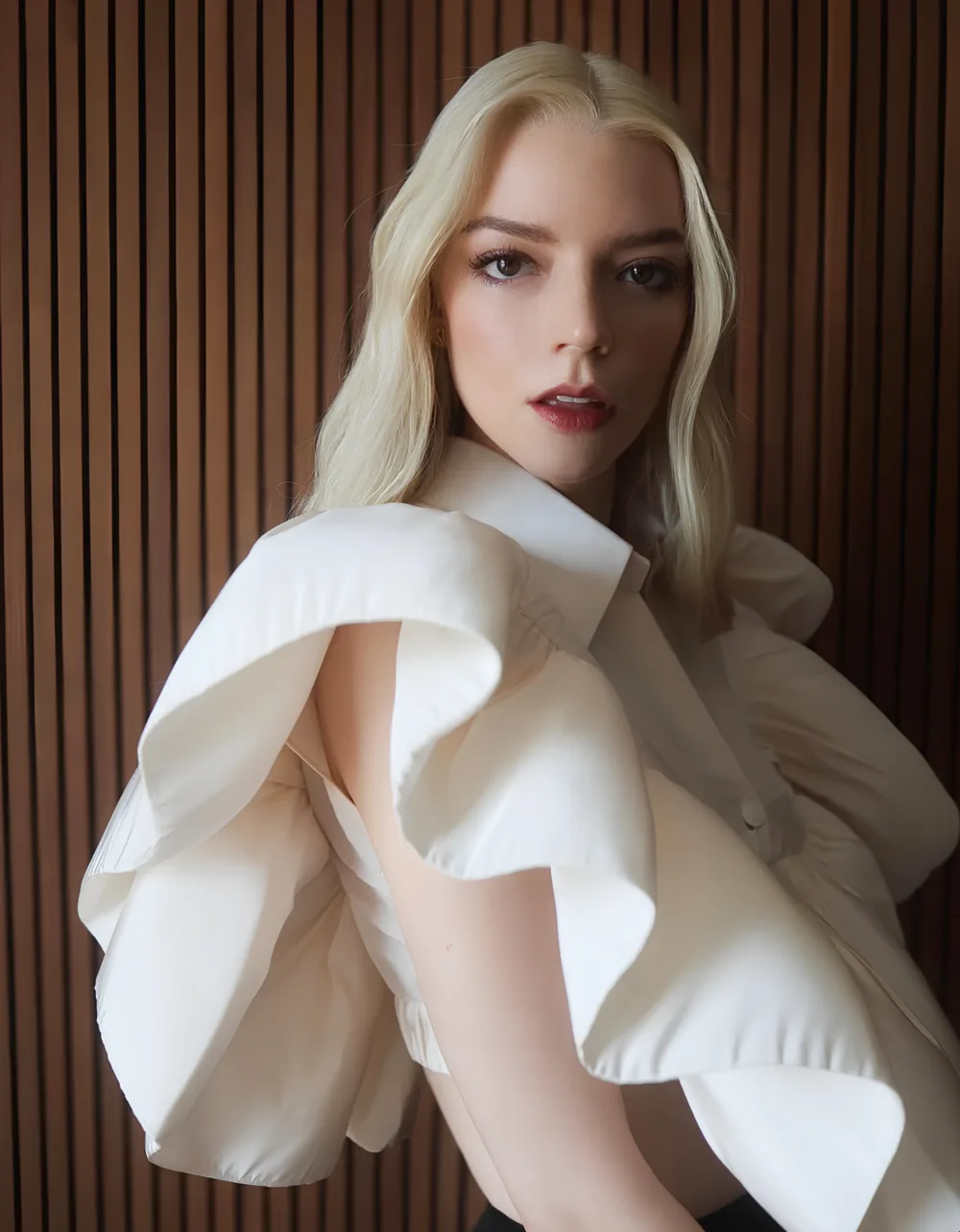 ANYA TAYLOR-JOY diện thời trang CONG TRI