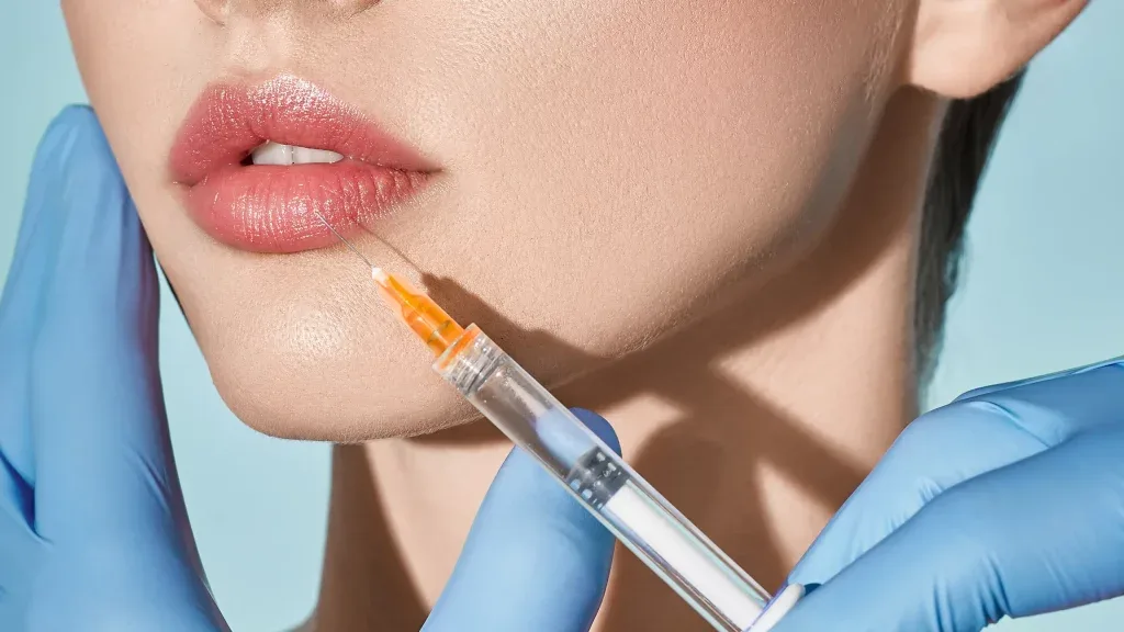 tiêm filler môi bị hoại tử, tan bởi tia uv