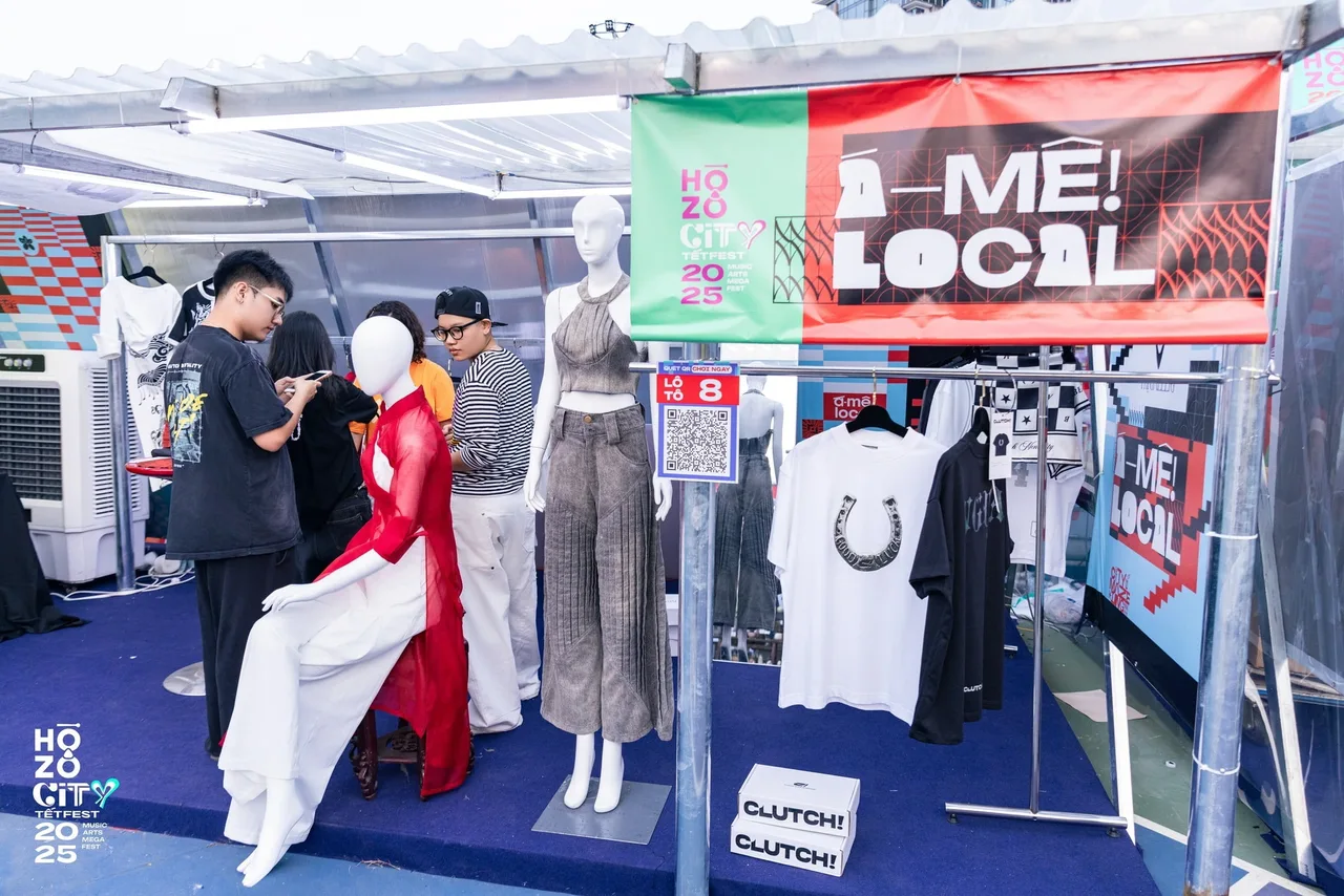 Chợ Á-mê!Local® tại Hozo City Tết Fest 2025.
