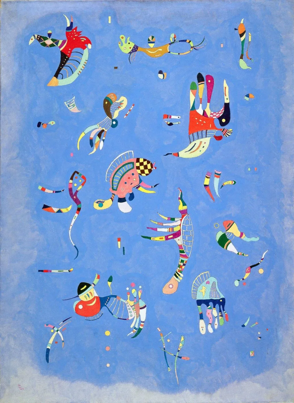 tác phẩm Sky Blue của Wassily Kandinsky tác phẩm Sky Blue của Wassily Kandinsky