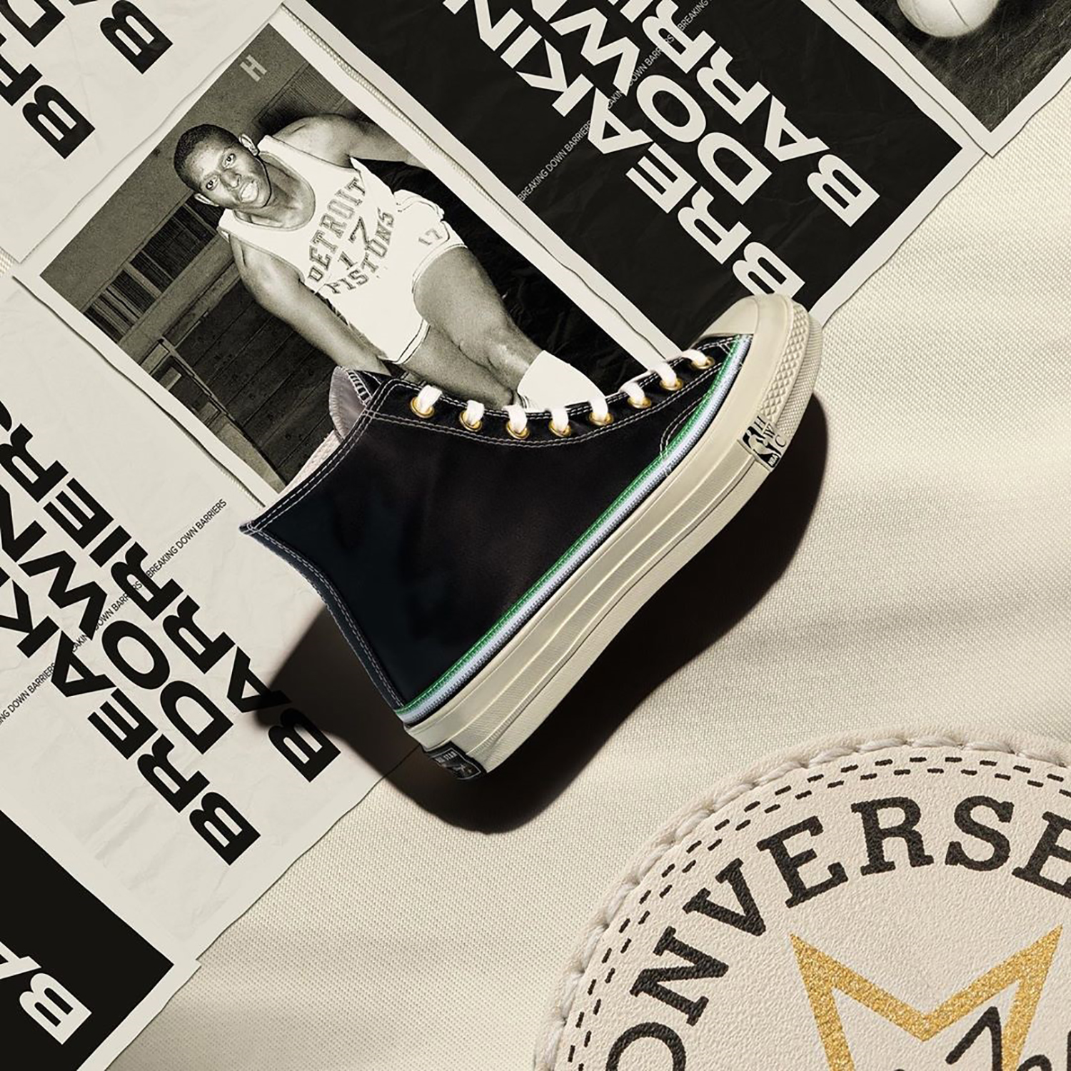 Converse Chuck 70 NBA trắng đen trong dàn incubate tại việt nam