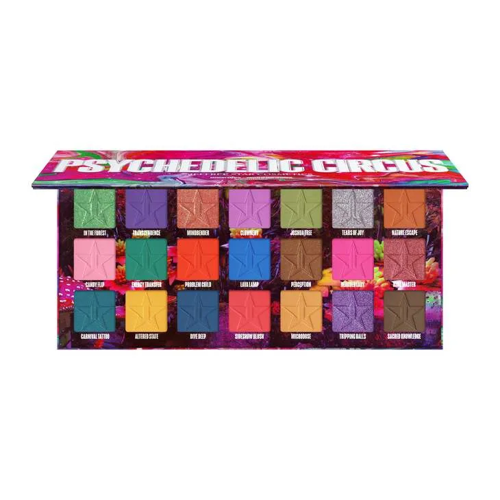 Bảng mắt Jeffree Star Cosmetics Psychedelic Circus Palette. Bảng phấn mắt Jeffree Star Cosmetics Psychedelic Circus Palette.
