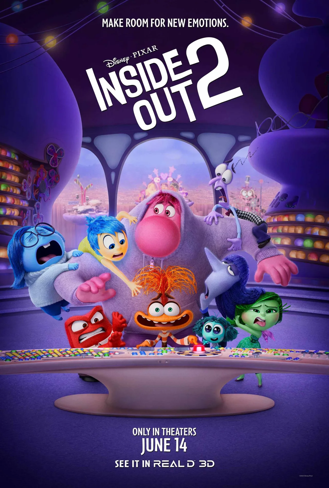 poster phim inside out 2