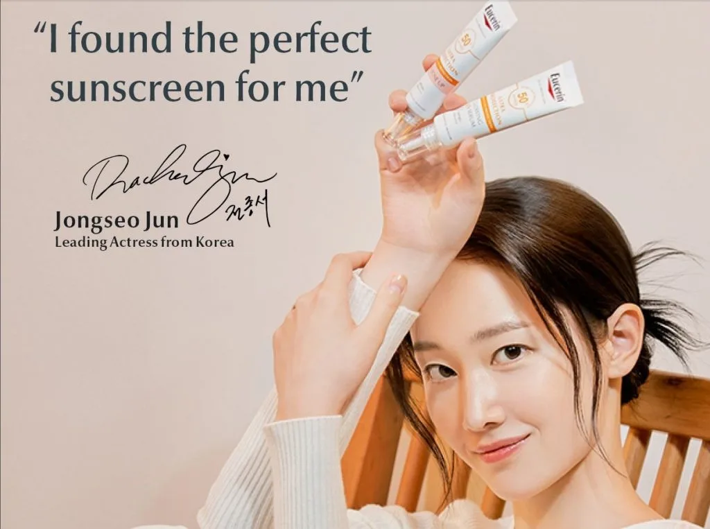 Tinh chất chống nắng nâng tông làm sáng da Eucerin. Tinh chất chống nắng nâng tông làm sáng da Eucerin.