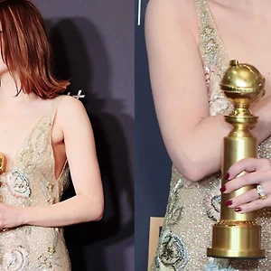 Emma Stone và cảm hứng màu móng tay Cherry Mocha cho phụ nữ trên tuổi 30