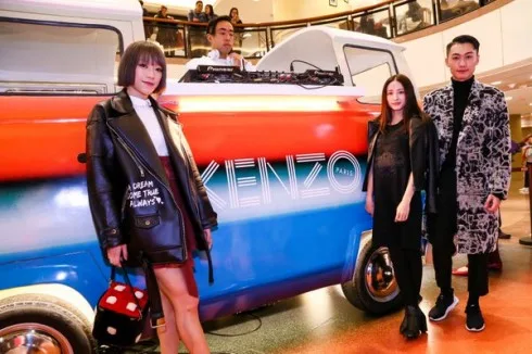 Xe Cafe Kenzo xuất hiện đầy ấn tượng tại Saigon Centre