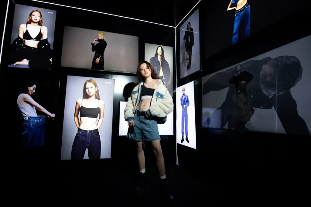Ca sĩ Phương Ly tại sự kiện Denim của CK