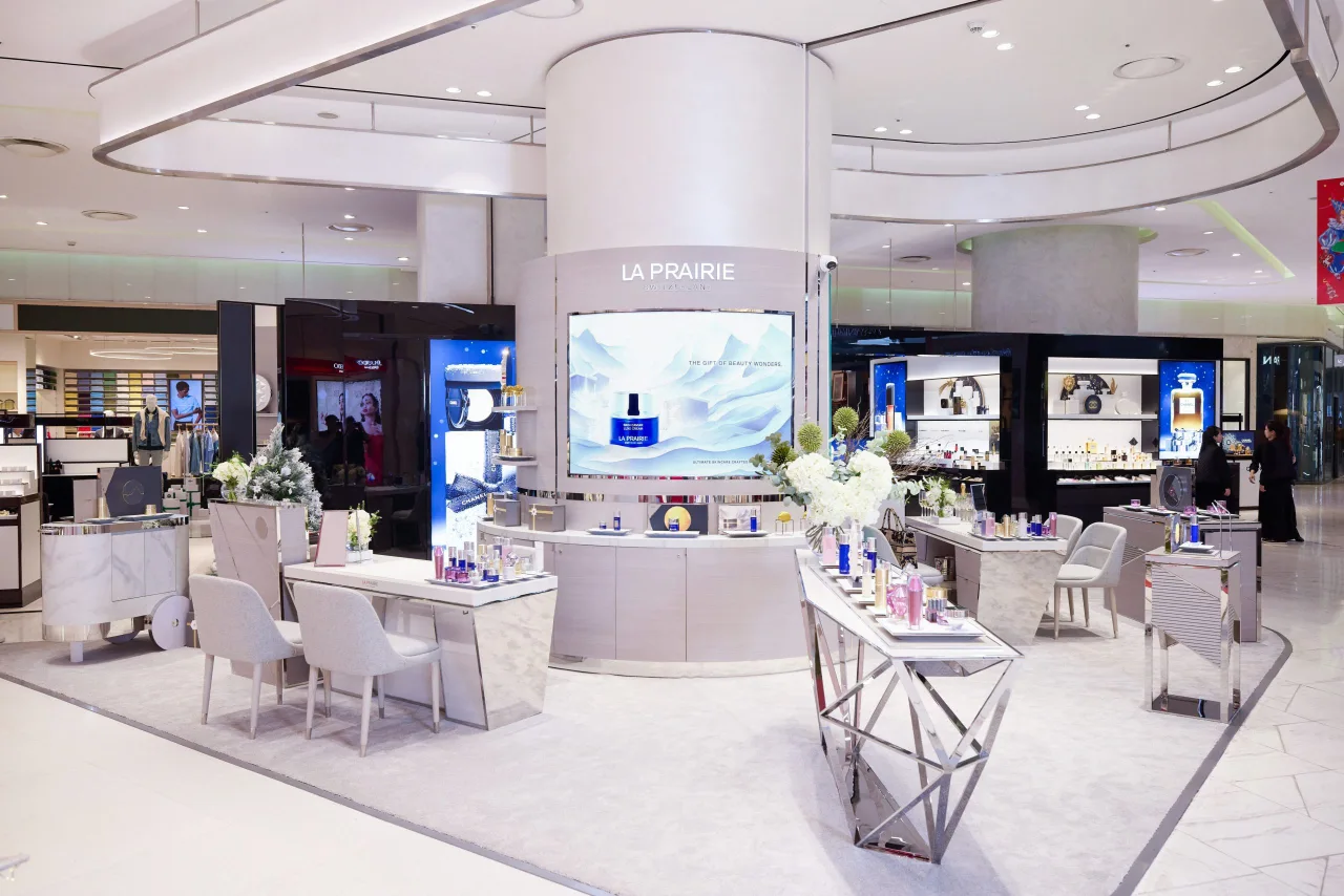 Hình ảnh cửa hàng mới của La Prairie tại Lotte Liễu Giai.