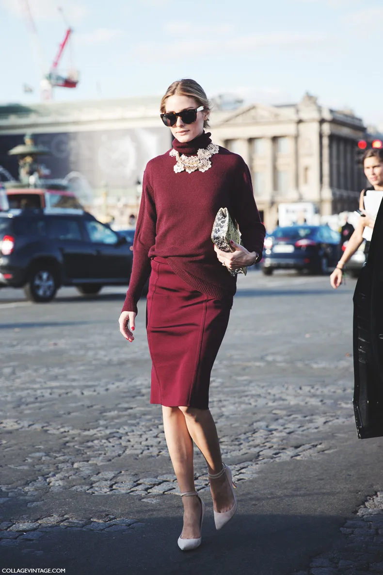 phối hợp váy bút chì Olivia Palermo phối hợp váy bút chì Olivia Palermo