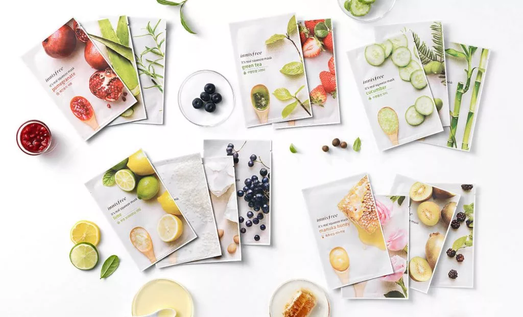 Innisfree It's Real Squeeze Mask mặt nạ Innisfree It's Real Squeeze Mask
