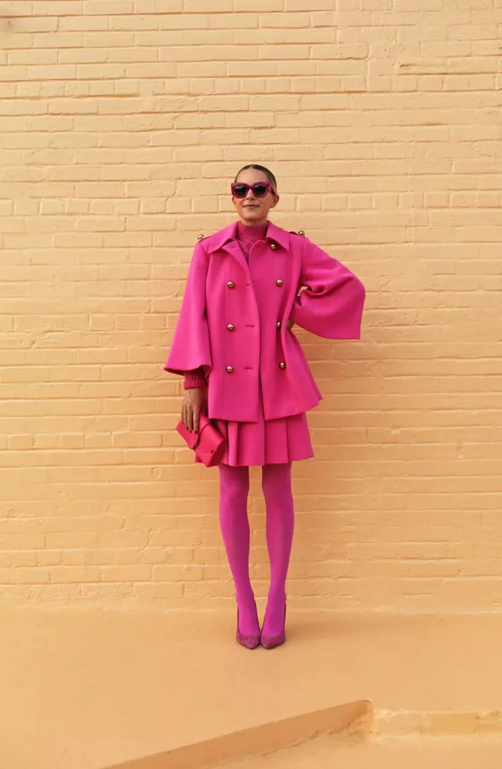 phối đồ pink on pink