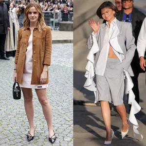 Hai cách tiếp cận thời trang bền vững của Emma Watson và Zendaya