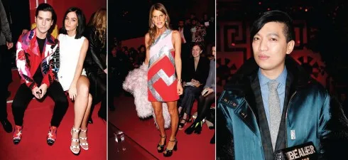 Từ trái qua: DJ Leigh Lezark, BTV thời trang, stylist nổi tiếng Anna Dello Russo, Blogger thời trang Bryan Boy Từ trái qua: DJ Leigh Lezark, BTV thời trang, stylist nổi tiếng Anna Dello Russo, Blogger thời trang Bryan Boy