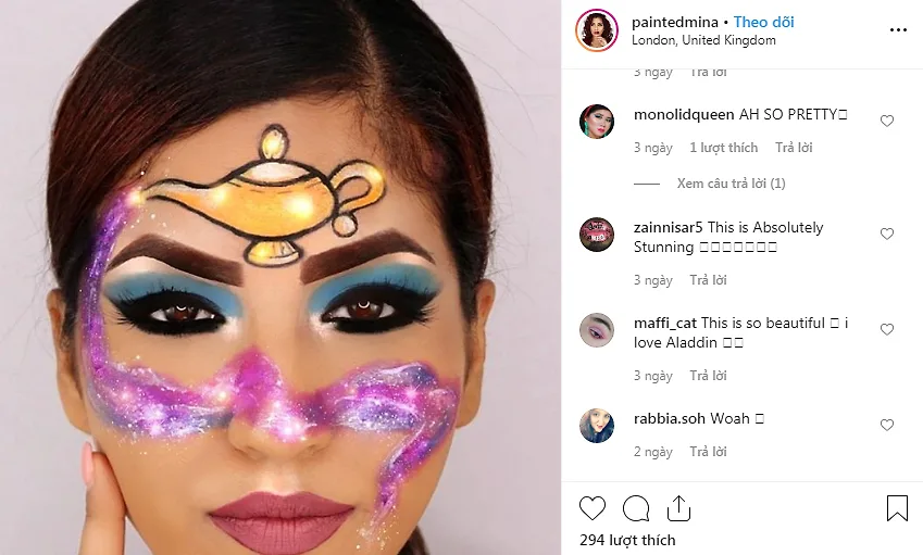 nghệ sĩ trang điểm instagram 17