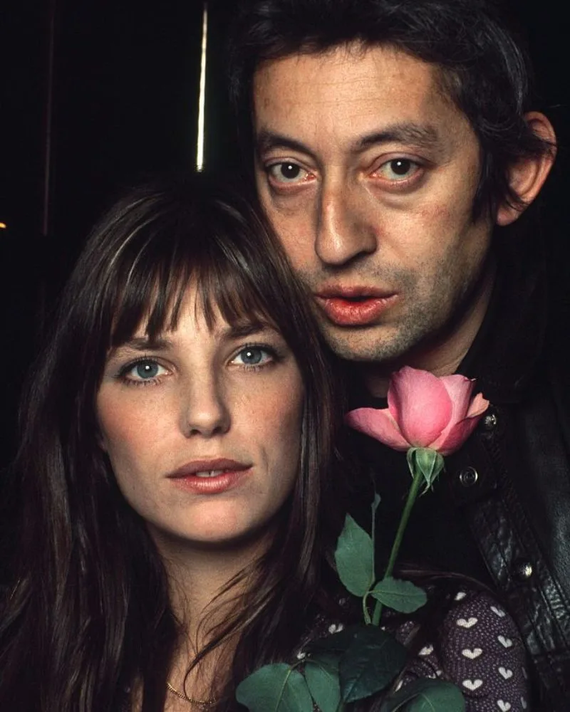 Jane Birkin và chồng nhạc sĩ Serge Gainsbourg