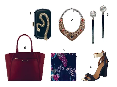 1.Coast 2.Mango 1.399.000 VNĐ 3.Topshop 4.Topshop 5.Warehouse 6.Charles&Keith