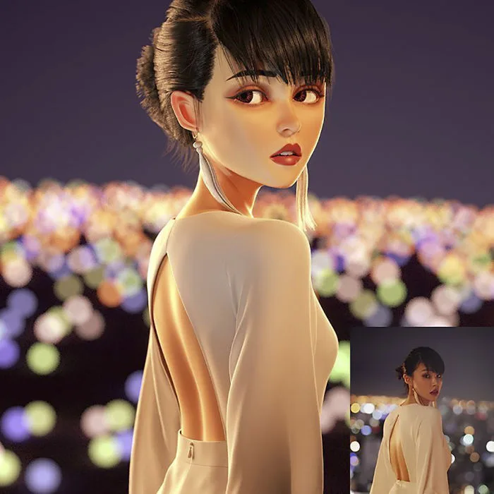 nghe si goc viet ve tranh 3d - elle vietnam 4