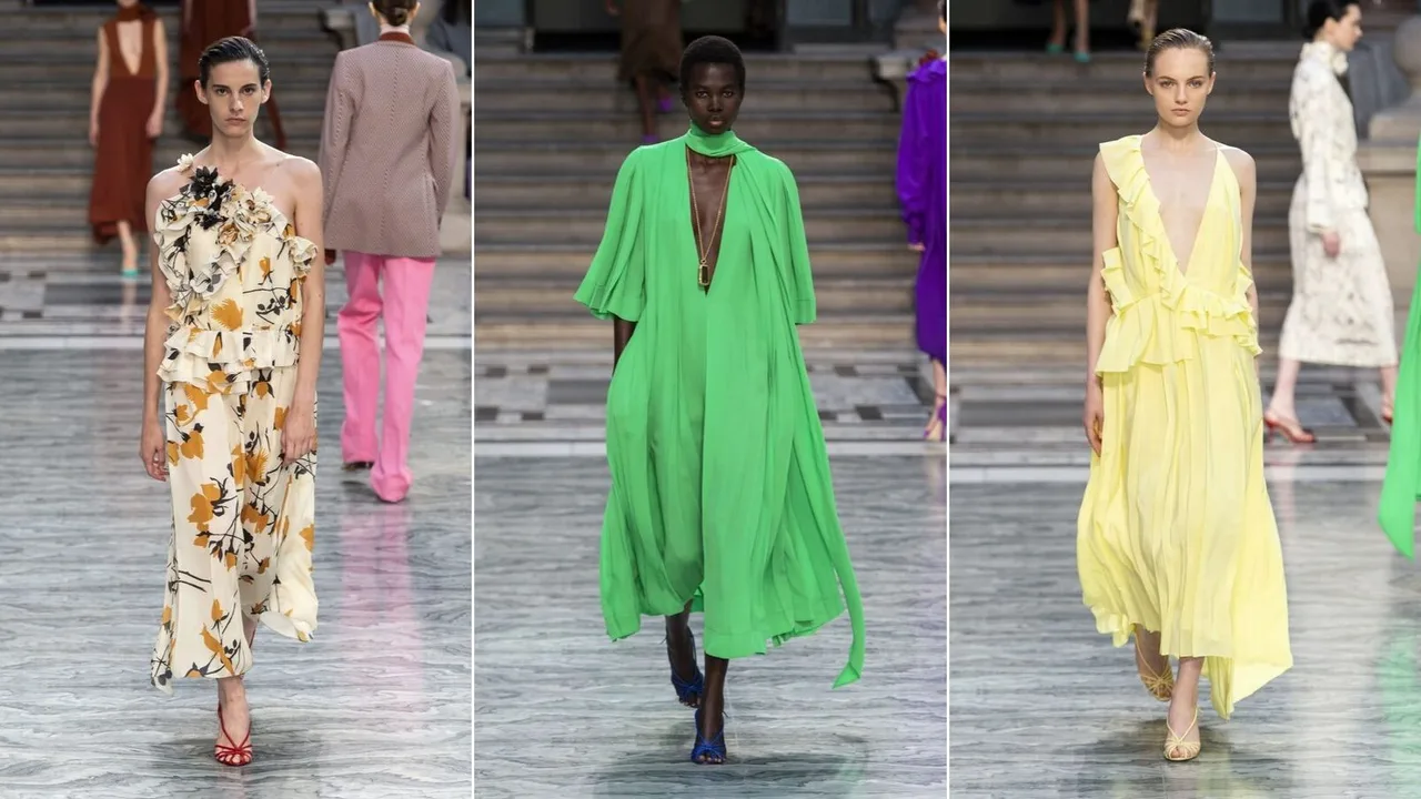 thiết kế trẻ trung victoria beckham xuân hè 2020