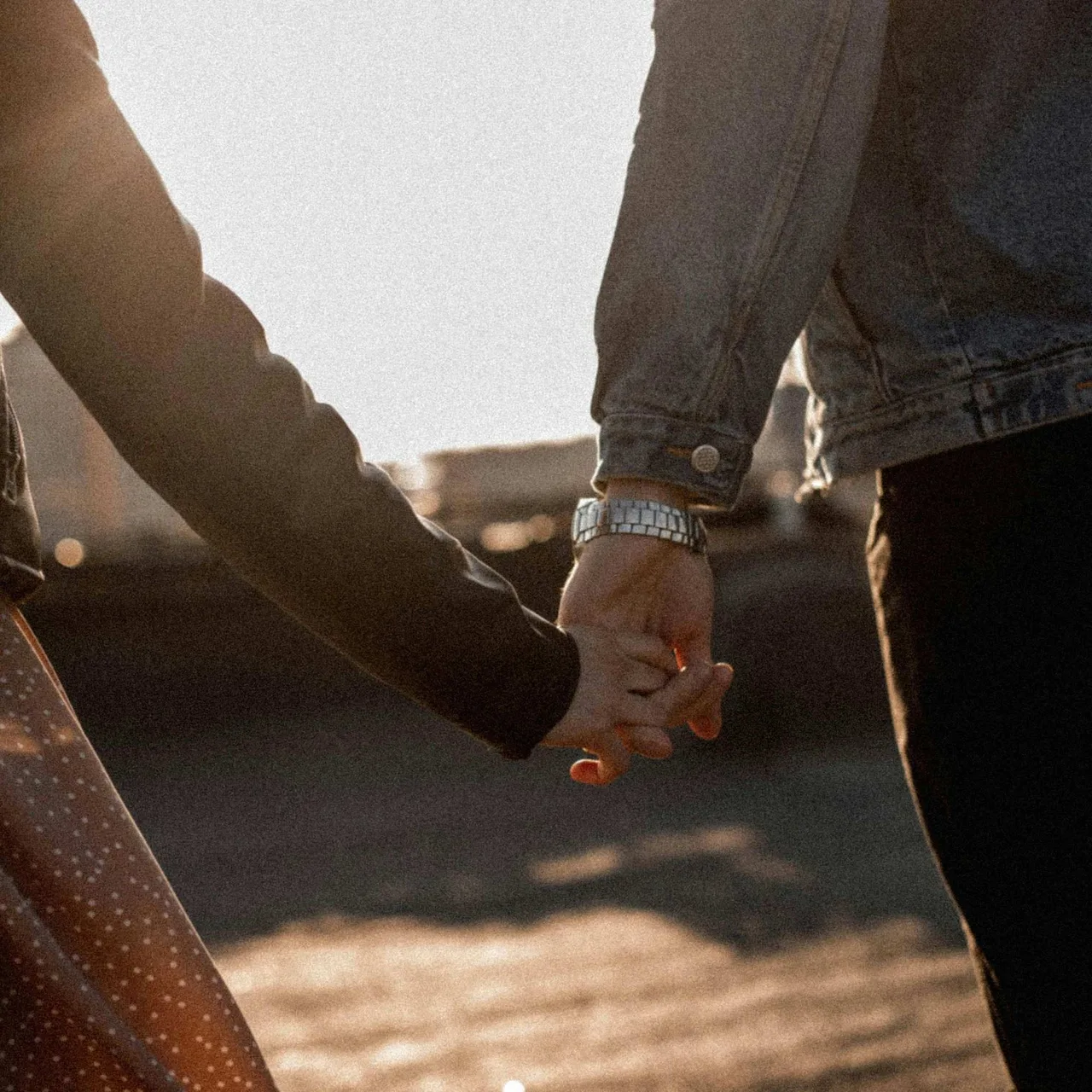 Cặp đôi chung thủy nắm tay