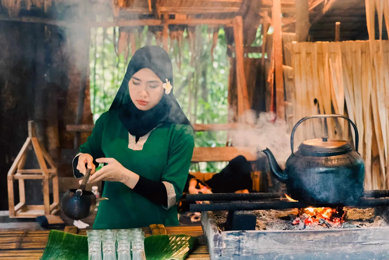 Người Bajau ở làng văn hóa Mari Mari
