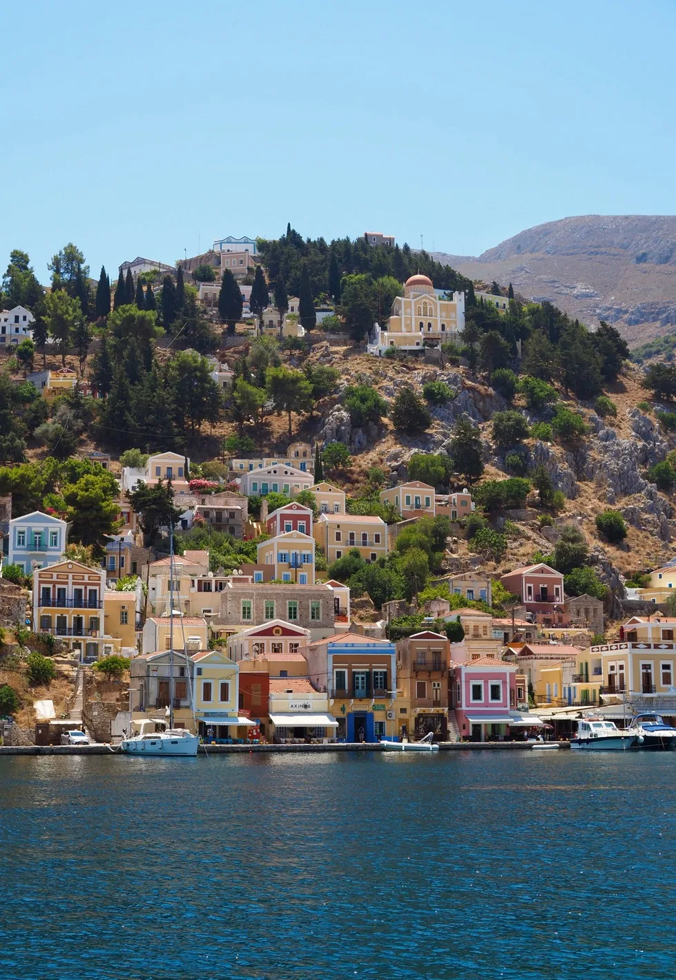 du lịch châu Âu thành phố symi hy lạp
