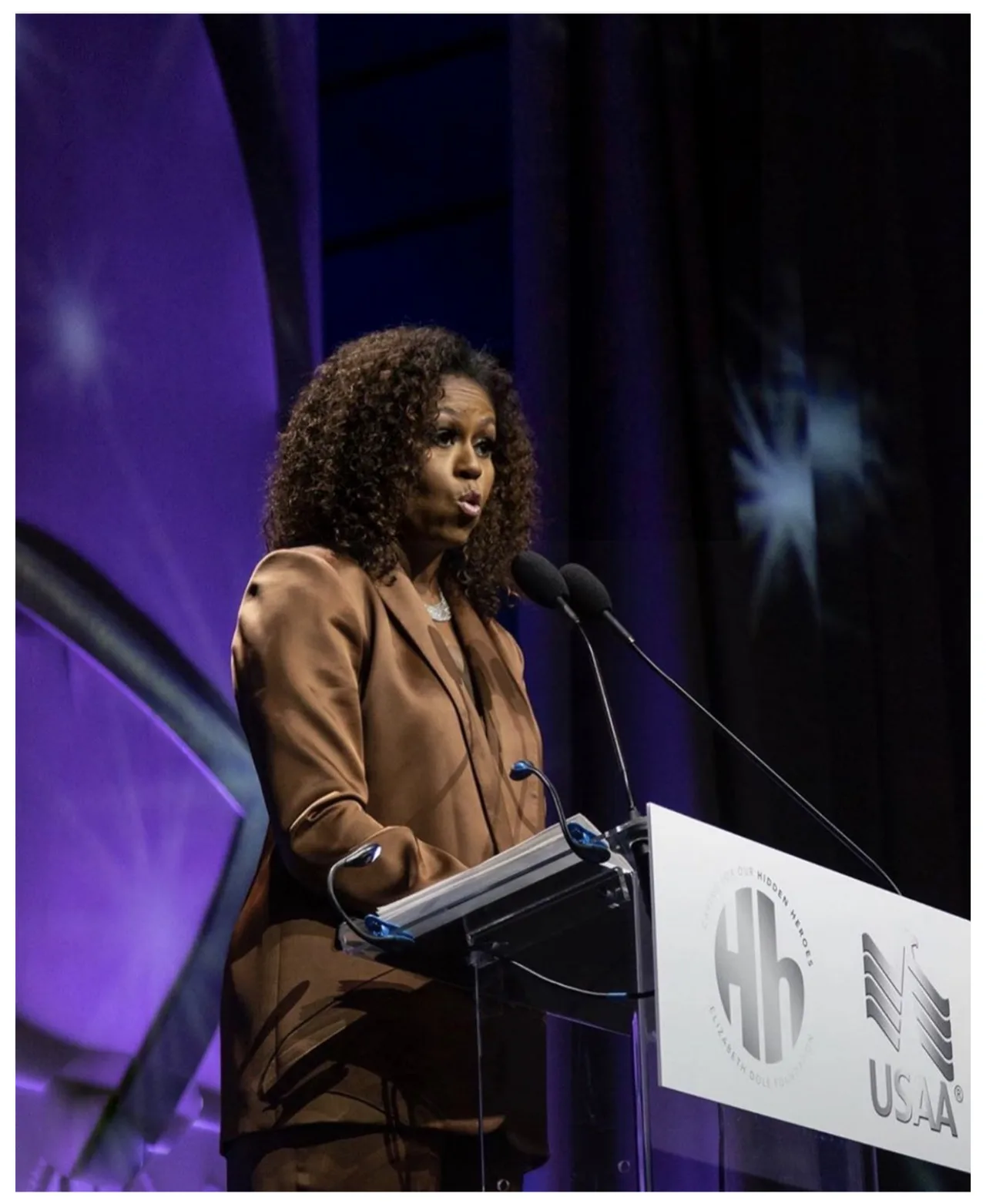 Michelle Obama phát biểu tại sự kiện