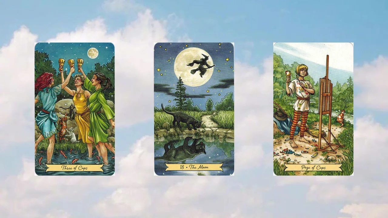 trải bài tarot tuần tụ 3