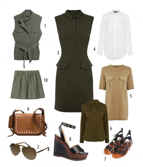 1. MANGO 2. CHARLES & KEITH 3. WARREHOUSE 4. FCUK 5. WAREHOUSE 6. KAREN MILLEN 7. MANGO 8. NINE WEST 9. COACH 10. LACOSTE