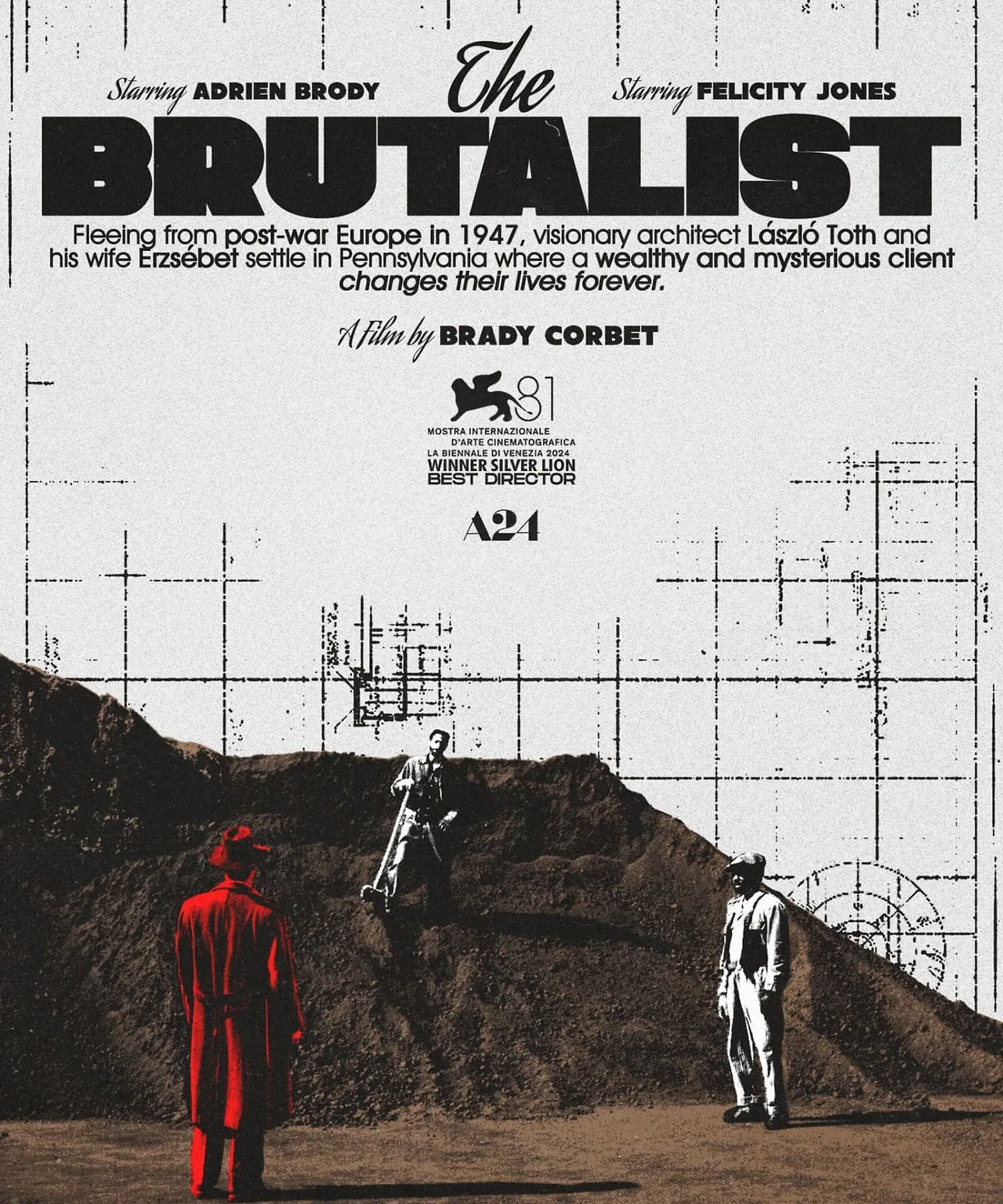 The Brutalist đã nhận được 10 đề cử tại giải Oscar 2025