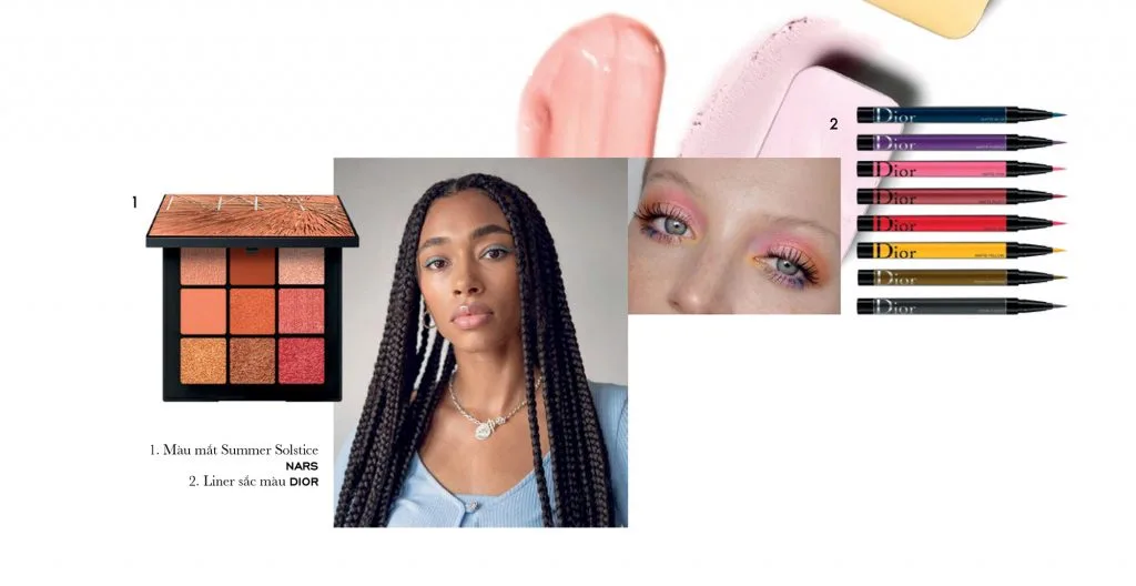trang điểm eyeliner sắc màu trang điểm eyeliner sắc màu