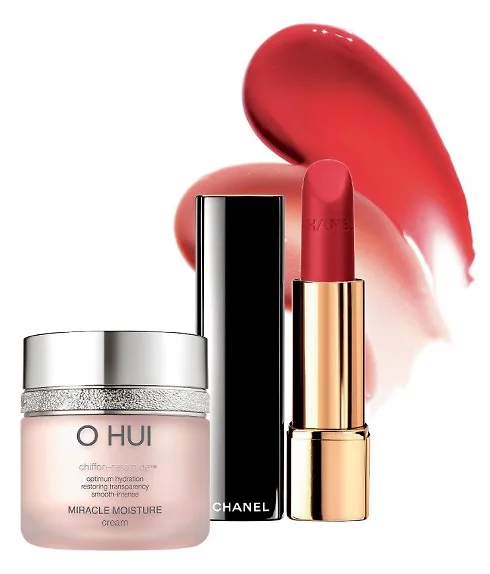Kem dưỡng ẩm trắng da OHui, Son lì Chanel