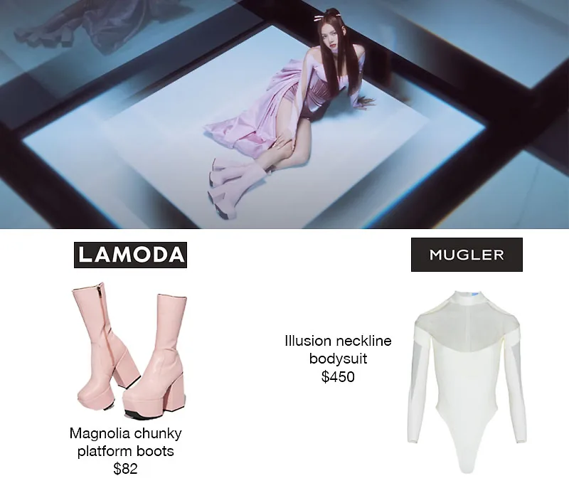 Tạo hình của BLACKPINK Lisa trong Pink Venom