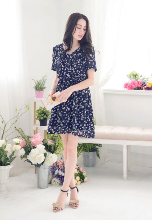 đầm họa tiết zalora