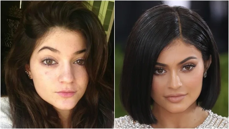 Hình ảnh khác lạ của Kylie khi không trang điểm