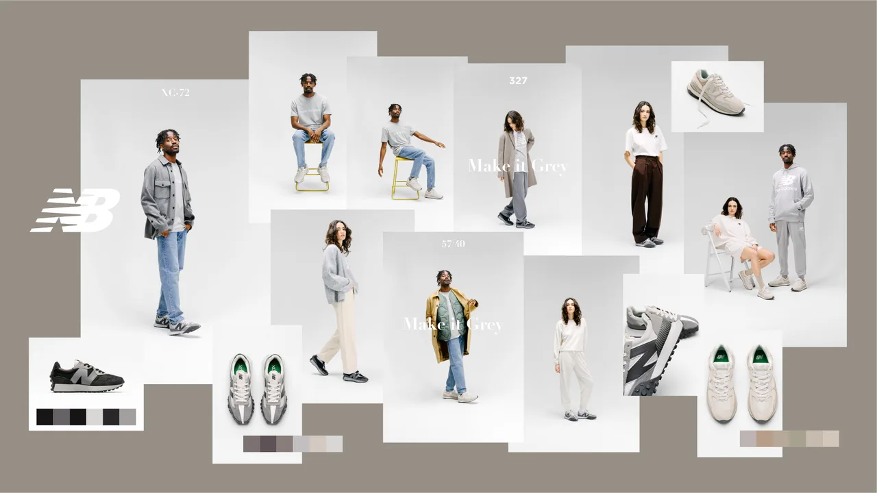 màu sắc của thương hiệu New Balance