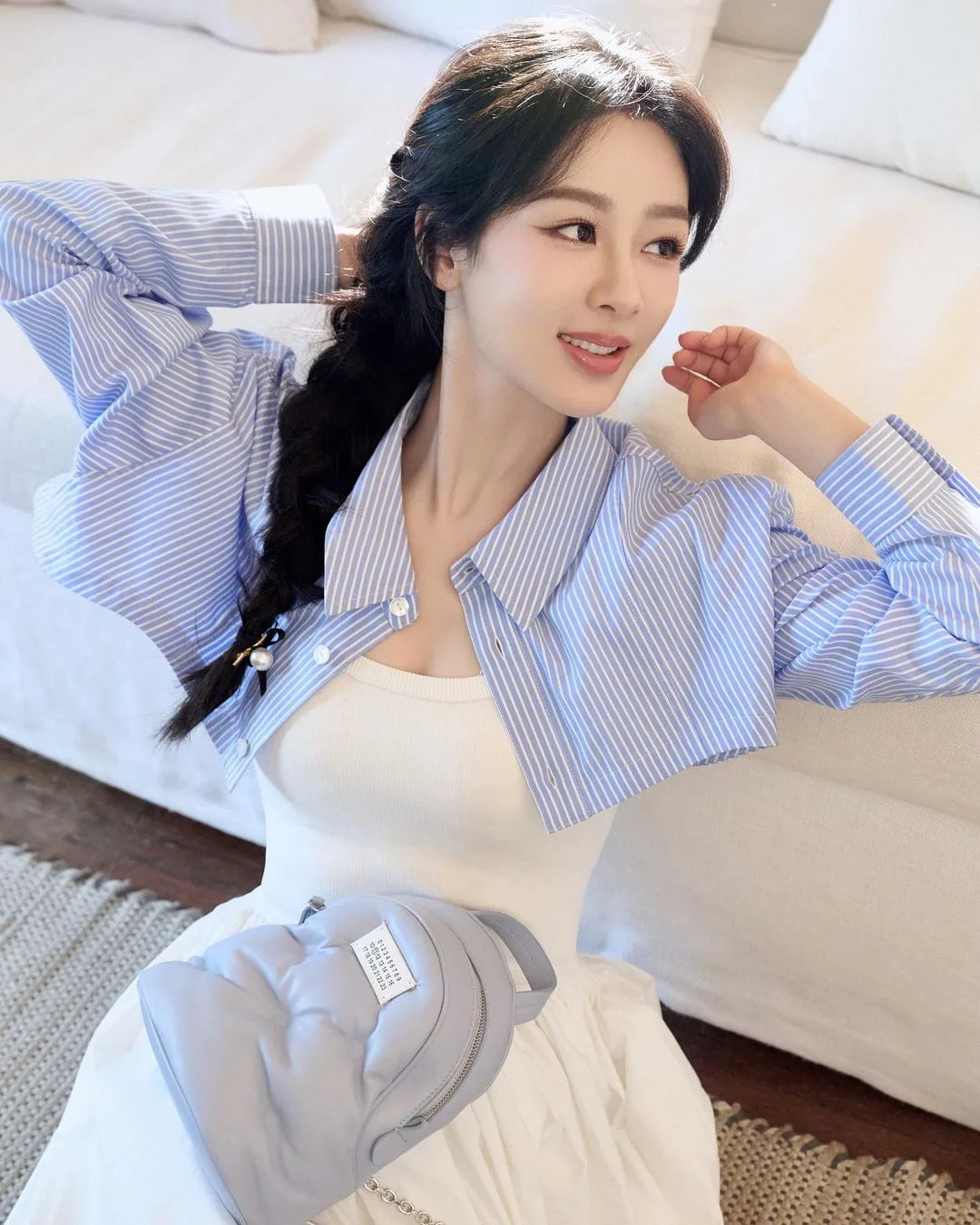 Dương tử diện sơ mi croptop