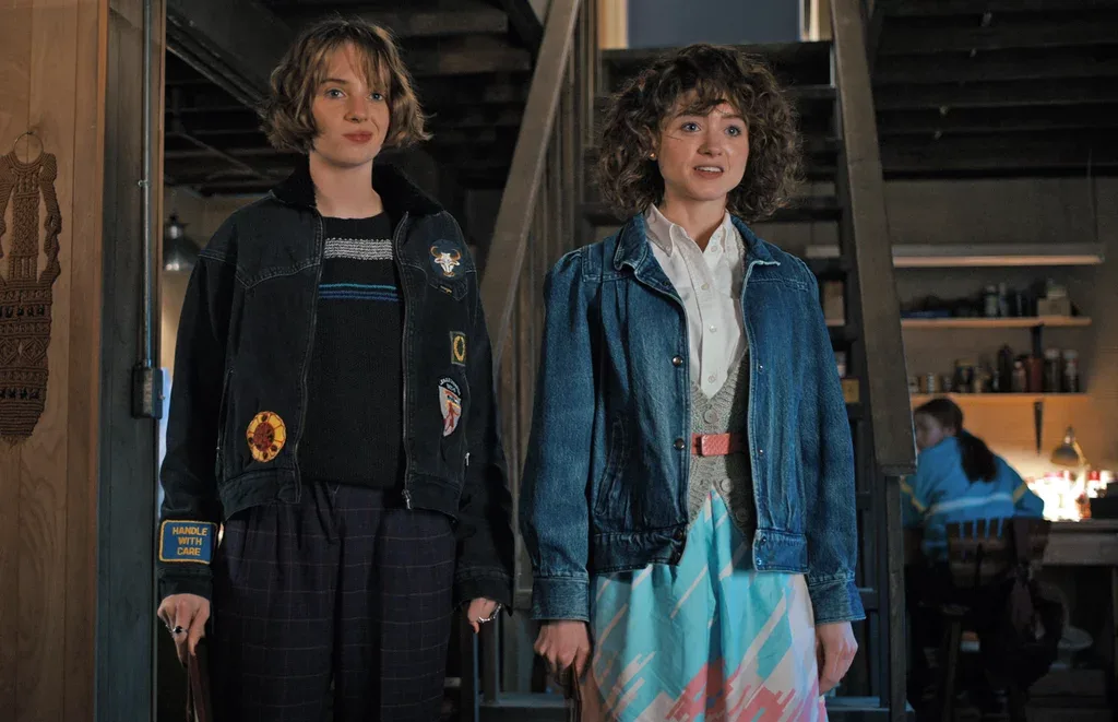 áo khoác denim trong Stranger Things