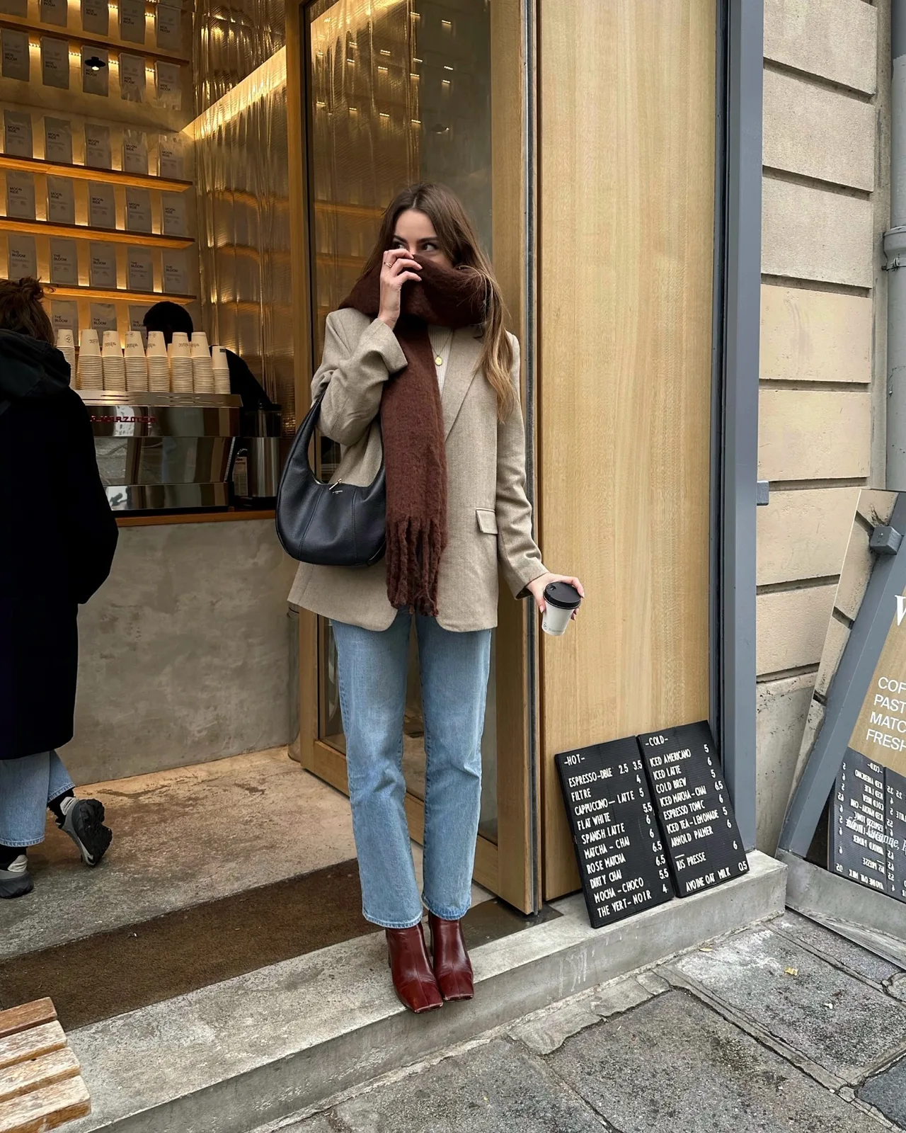 blazer & jeans - fall outfit