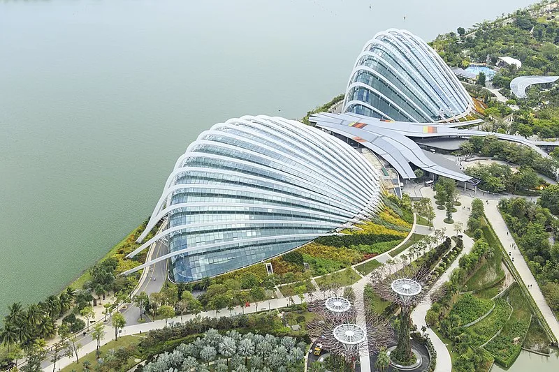 Cloud Forest và Flower Dome Singapore