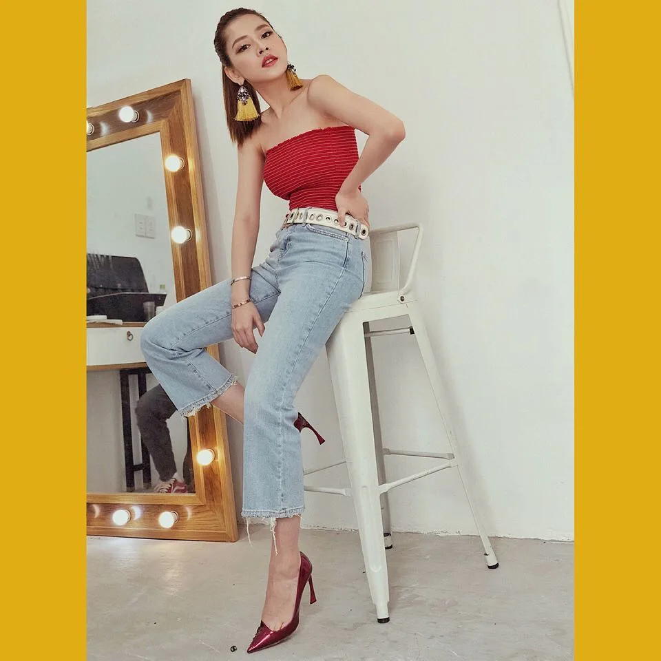 Xu hướng thời trang quần jeans được nhiều sao Việt ưa chuộng 15 Xu hướng thời trang quần jeans được nhiều sao Việt ưa chuộng 15
