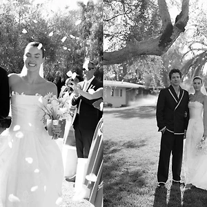 Lời hứa “Us, Forever” trong trang phục cưới của Charlie Puth và Brooke Sansone