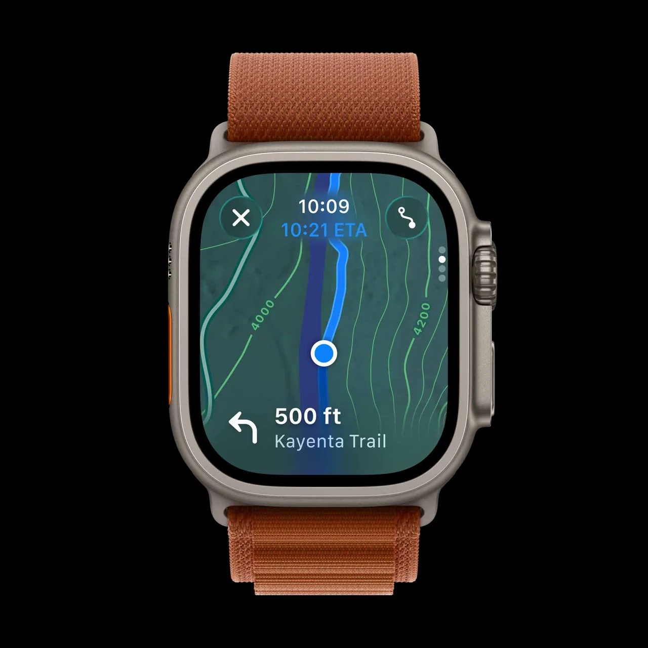 Màn hình của Apple Watch Ultra 3 kết hợp công nghệ màn hình tiên tiến nhất của Apple với LTPO3 và OLED góc rộng, tạo nên màn hình Apple Watch lớn nhất từ trước tới nay.