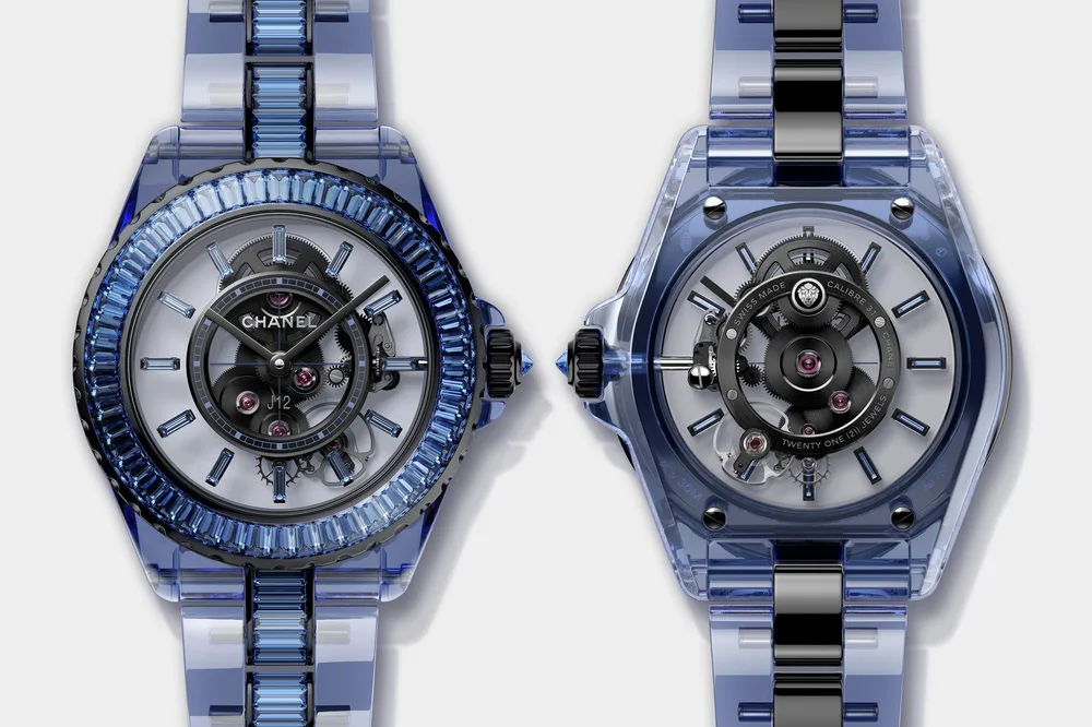 đồng hồ J12 Bleu X-ray chanel