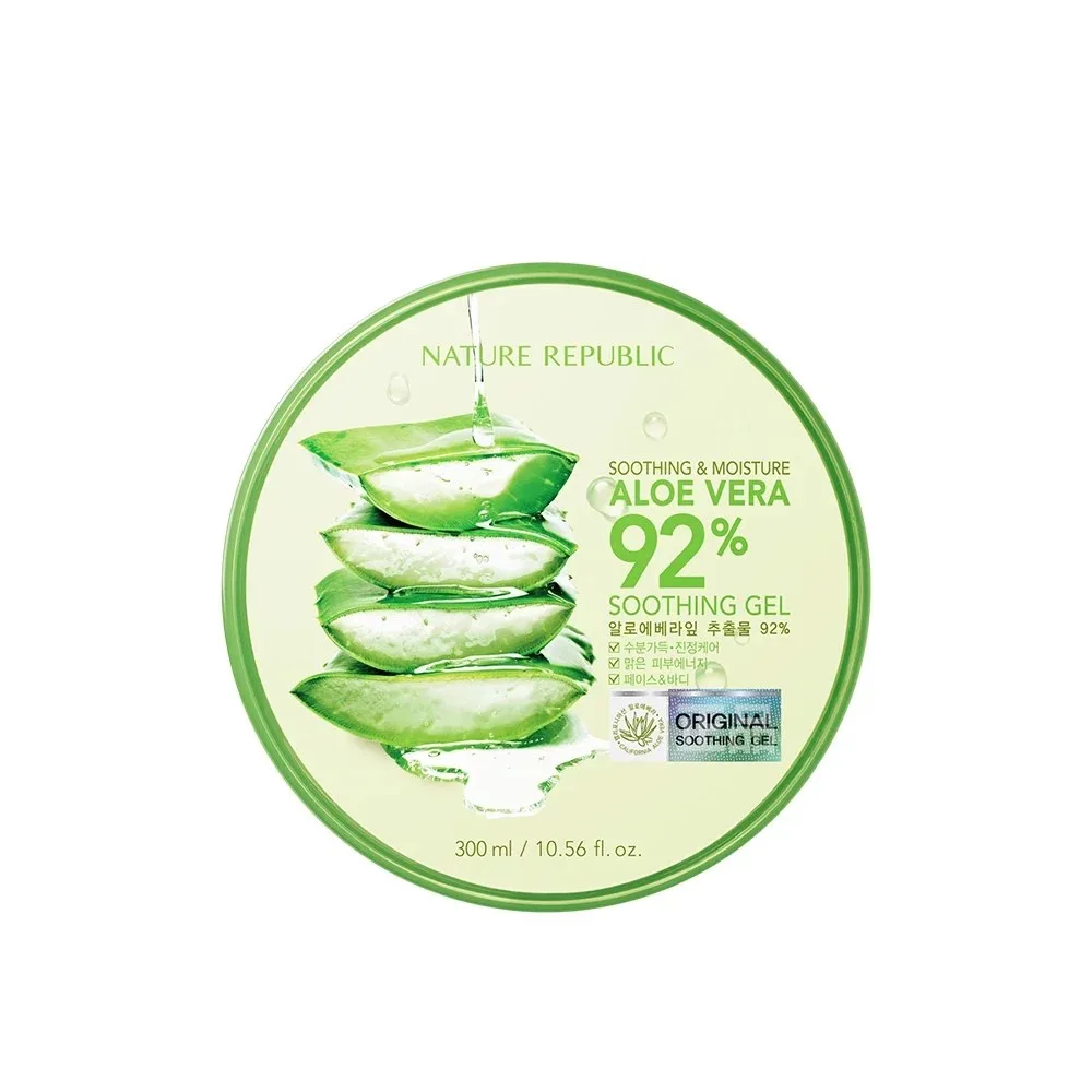 Gel lô hội NATURE REPUBLIC SOOTHING & MOISTURE ALOE VERA 92% SOOTHING GEL